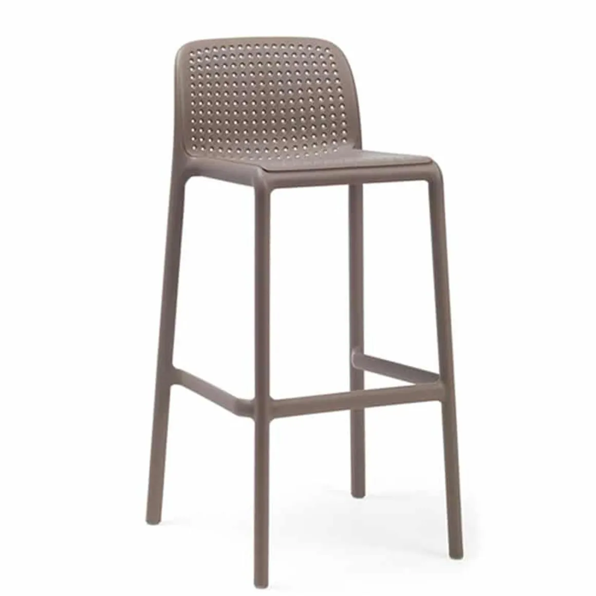 tabouret_de_bar_lido_bar__0-1.webp Discount Tabouret de bar Lido Bar - Tortora (beige) Ameublement Commercial Pour Terrasses