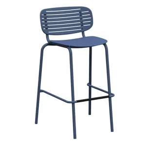 Discount Tabouret de bar Mom Bar or Counter - Antique Marine Blue (bleu) Ameublement Commercial Pour Terrasses