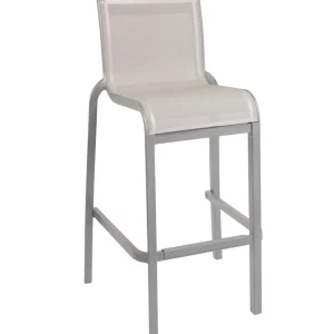 New Tabouret de bar sans bras Sunset - Solid Gray / Platinum Gray (Gris) Ameublement Commercial Pour Terrasses