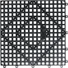 Best Tapis de séchage de 12" x 12" Versa-Mat - Noir Accessoires De Bar
