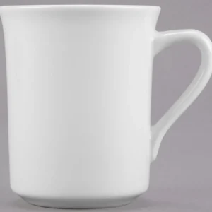 Clearance Tasse à café de 8.5 oz Slenda - Blanche - 36 par boite Vaisselle
