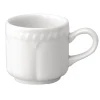 Best Tasse à café empilable de 4 oz Buckingham - Blanche - 24 par boite Vaisselle