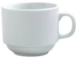 New Tasse à café empilable de 7 oz Classic Café par Varick - 12 par boite Vaisselle