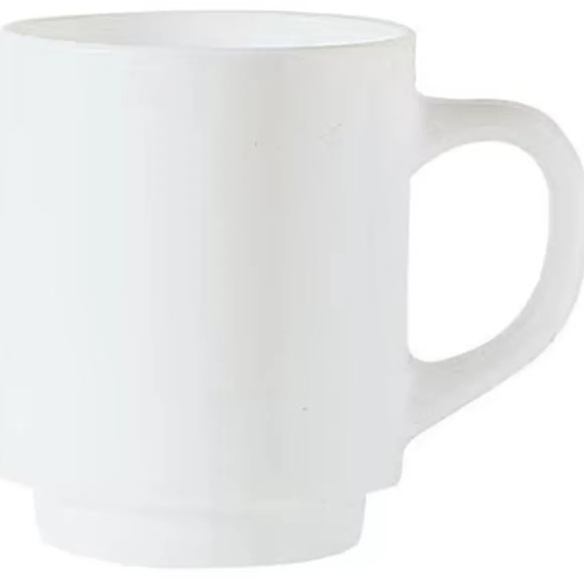tasse_empilable_blanche_d_0.webp Discount Tasse empilable blanche de 8.25 oz Opal Restaurant White - 36 par boite Vaisselle