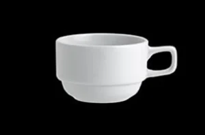 Fashion Tasse empilable de 3.5 oz Avalon par Royal Porcelain - 36 par boite Vaisselle