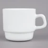 Best Tasse haute empilable de 7.5 oz Opal Restaurant White - 48 par boite Vaisselle