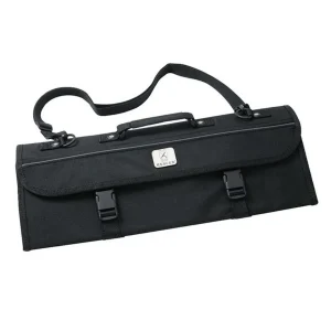 Discount Étui à couteaux en tissu pour 10 couteaux - Noir Couteaux