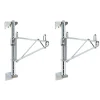 Fashion Unité de montage mural pour 1 tablette de 14" - Chrome Tablettages Commerciales