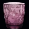 Clearance Verre à eau de 13.5 oz Diamond - Mauve - 6 par boite Verrerie