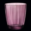 Hot Verre à eau de 13.5 oz Pulsar - Mauve - 6 par boite Verrerie