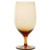 Discount Verre à eau sur pied de 15 oz Gala - Ambre Verrerie