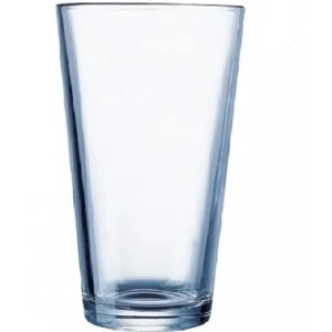 Hot Verre à mélanger de 16 oz à bordure renforcée - 24 par boite Verrerie