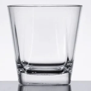 Best Verre rocks de 9 oz à fond carré en plastique sans BPA - Transparent - 24 par boite Verrerie