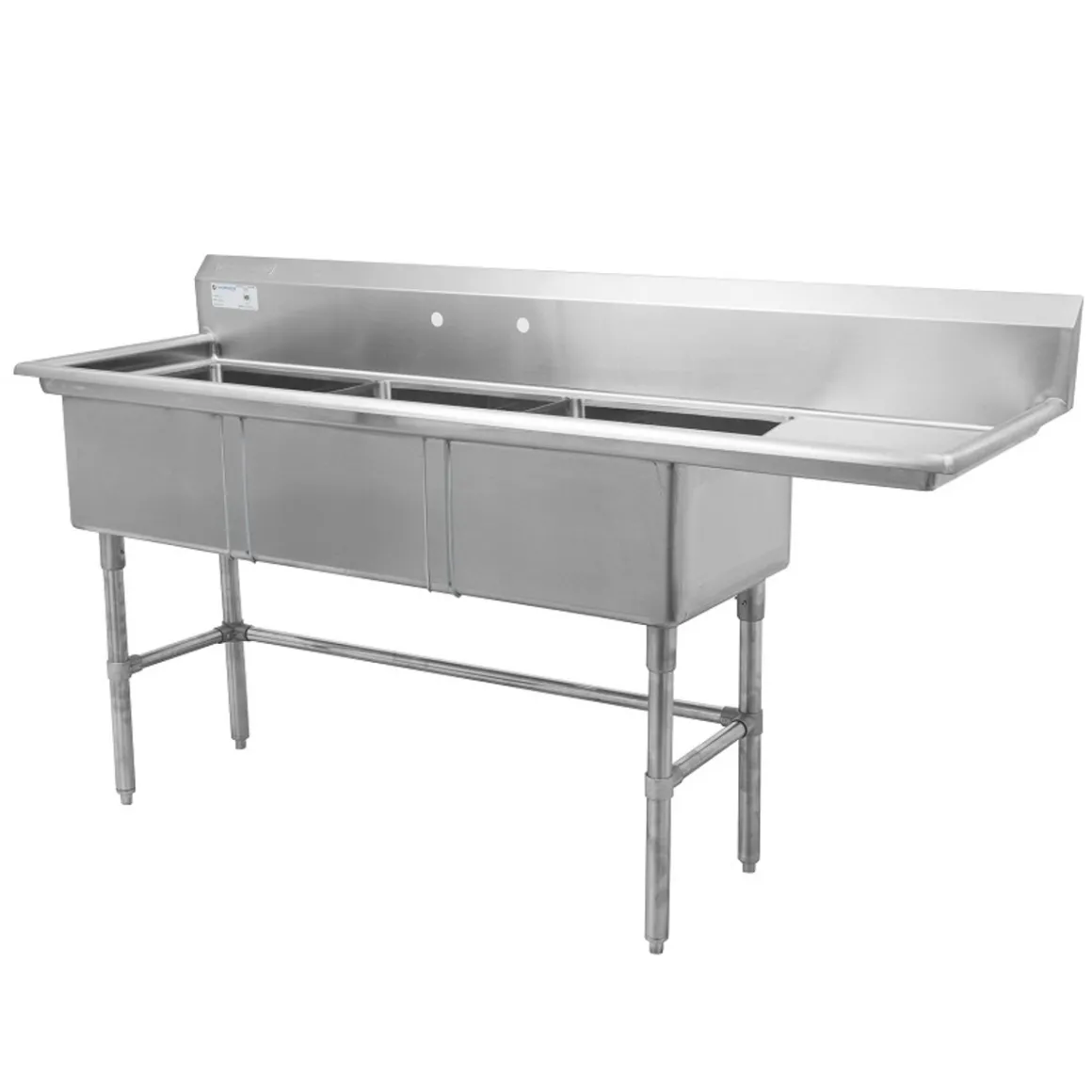 vier__bassins_de__x__x__e_0-2.webp Best Évier 3 bassins de 18" x 18" x 11" en acier inoxydable - égouttoir de 18" à droite Éviers Commerciaux