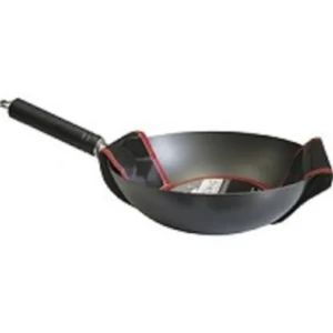 Fashion Wok antiadhésif de 13" en acier Batterie De Cuisine