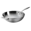 Hot Wok de 12" en acier inoxydable à 3 couches Thermalloy Batterie De Cuisine